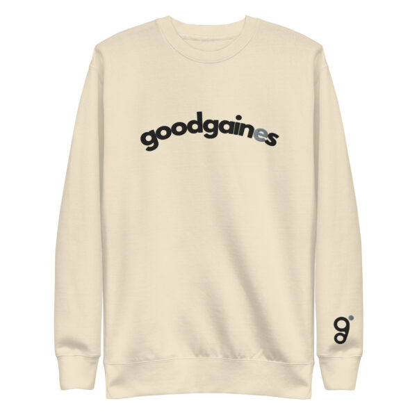 Embroidered Good Gaines w/ Logo on the Wrist Unisex Premium Sweatshirt - Image 5