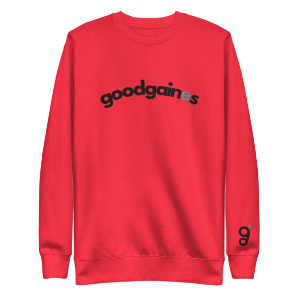 Embroidered Good Gaines w/ Logo on the Wrist Unisex Premium Sweatshirt