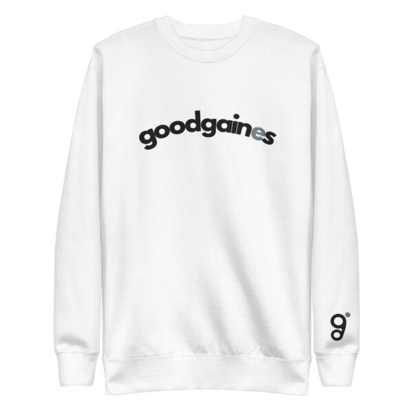 Embroidered Good Gaines w/ Logo on the Wrist Unisex Premium Sweatshirt - Image 7